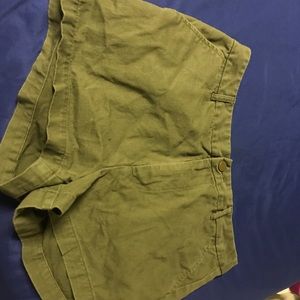 Olive Green Shorts